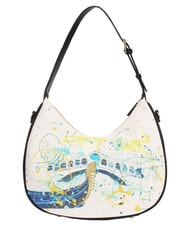 BRACCIALINI CARTOLINE Sac bandouli&egrave;re M, avec bandouli&egrave;re multi - Sacs pour Femme - 3