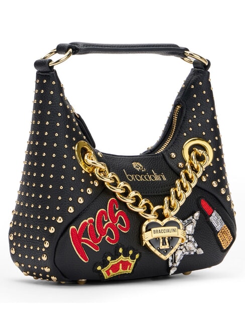 ROCK Mini sac bandouli&egrave;re, avec bandouli&egrave;re noir - Sacs pour Femme