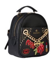 BRACCIALINI ROCK Sac &agrave; dos avec &eacute;cussons brod&eacute;s noir - Sacs pour Femme - 2