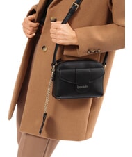 BRACCIALINI MIRROR Sac &agrave; bandouli&egrave;re avec miroir noir - Sacs pour Femme - 2