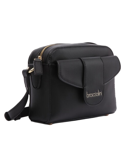 MIRROR Sac &agrave; bandouli&egrave;re avec miroir noir - Sacs pour Femme