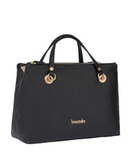 BRACCIALINI NORA Sac &agrave; main en cuir avec bandouli&egrave;re noir - Sacs pour Femme - 2