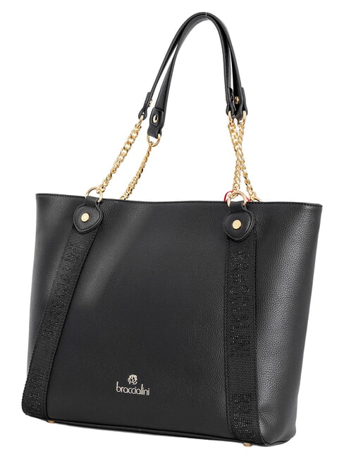 GISELLE Sac cabas M, sac bandouli&egrave;re noir - Sacs pour Femme