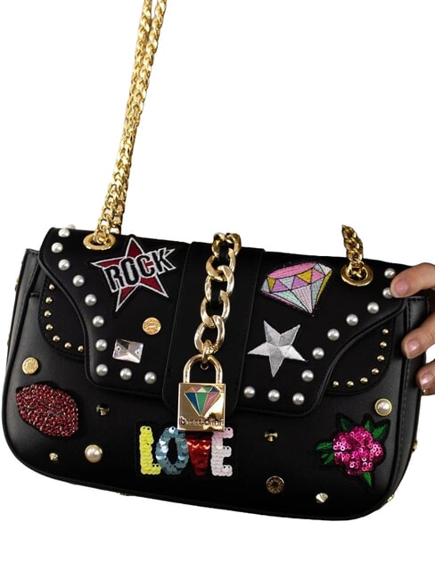 ROCK Sac bandouli&egrave;re S noir - Sacs pour Femme