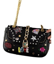 BRACCIALINI ROCK Sac bandouli&egrave;re S noir - Sacs pour Femme - 3