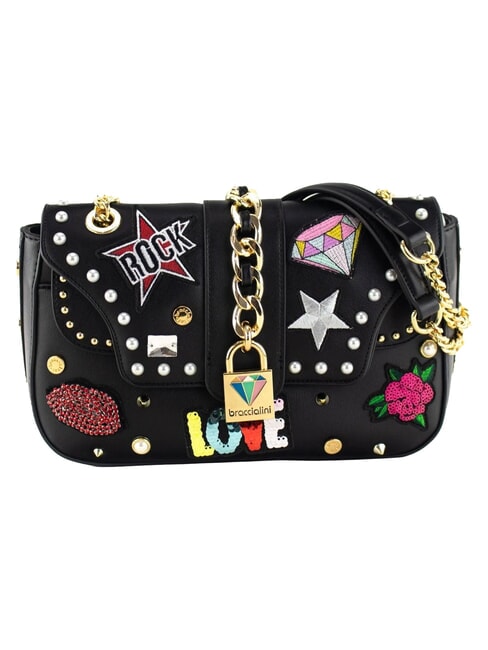 ROCK Sac bandouli&egrave;re S noir - Sacs pour Femme