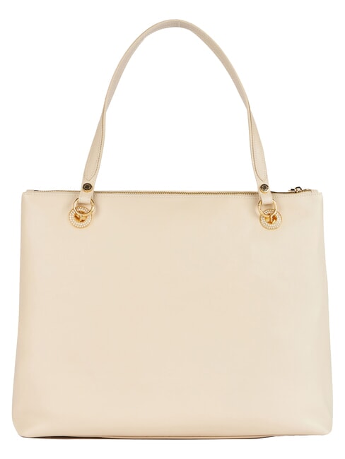 NORA Sac bandouli&egrave;re en cuir avec poche beige - Sacs pour Femme