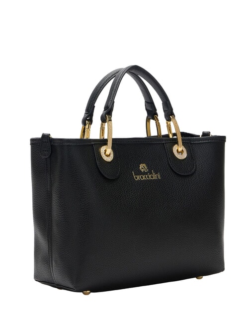 BETH Sac &agrave; main M avec double poign&eacute;e noir - Sacs pour Femme
