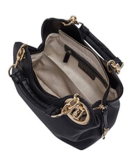 LIUJO FAIZA Sac &agrave; main avec bandouli&egrave;re noir/laiton dor&eacute; - Sacs pour Femme - 6