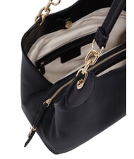 LIUJO FAIZA Sac &agrave; main avec bandouli&egrave;re noir/acier - Sacs pour Femme - 6