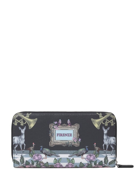 BRITNEY Grand portefeuille zipp&eacute; noir - Portefeuilles Femme