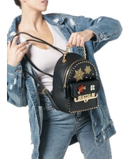 BRACCIALINI ROCK Sac &agrave; dos avec poche avant &agrave; clip - Sacs pour Femme