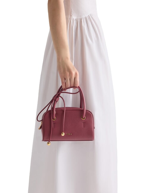 POPPY Mini sac &agrave; main avec bandouli&egrave;re pomme rouge - Sacs pour Femme