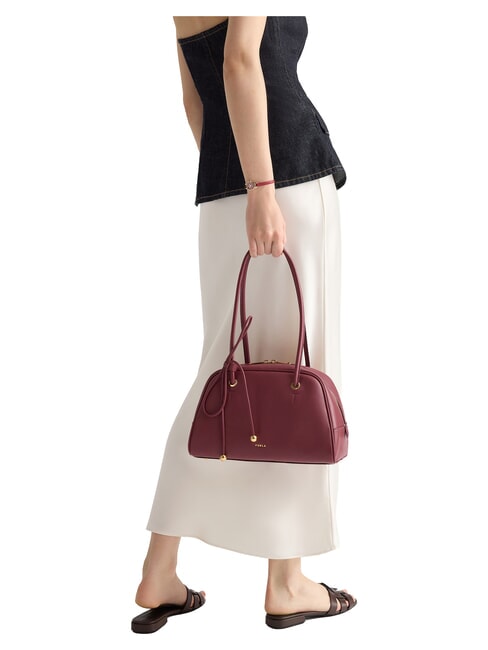 POPPY Sac bandouli&egrave;re en cuir pomme rouge - Sacs pour Femme