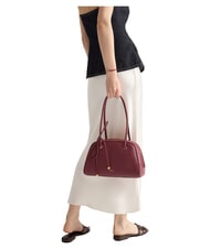 FURLA POPPY Sac bandouli&egrave;re en cuir pomme rouge - Sacs pour Femme - 6