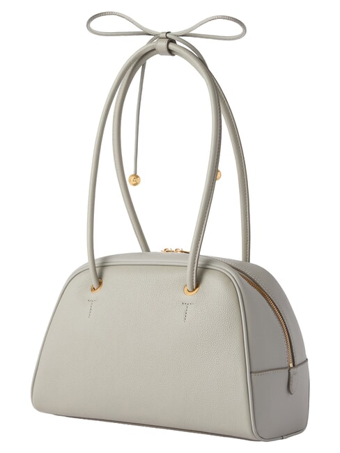 POPPY Sac bandouli&egrave;re en cuir gris pierre - Sacs pour Femme