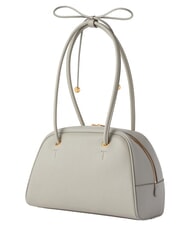 FURLA POPPY Sac bandouli&egrave;re en cuir gris pierre - Sacs pour Femme - 3