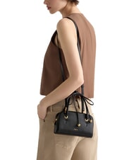 FURLA POPPY Mini sac &agrave; main avec bandouli&egrave;re Noir - Sacs pour Femme - 2