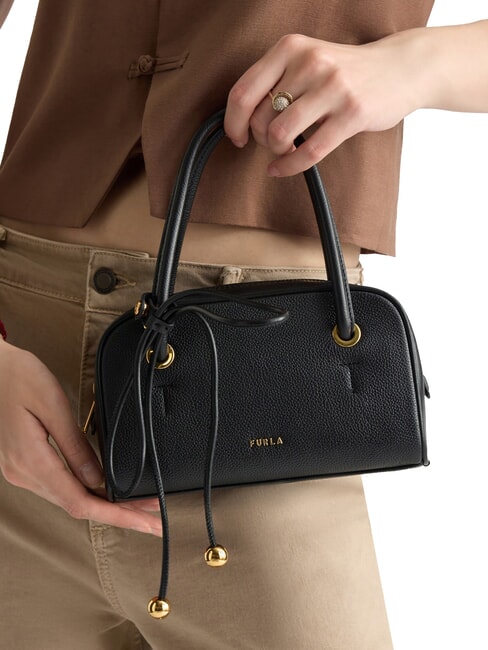 POPPY Mini sac &agrave; main avec bandouli&egrave;re Noir - Sacs pour Femme