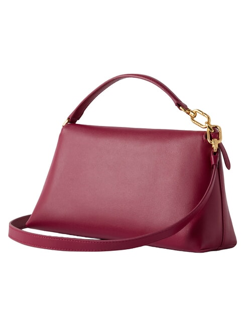 SFERA SOFT Sac &agrave; main en cuir, avec bandouli&egrave;re rhododendron - Sacs pour Femme