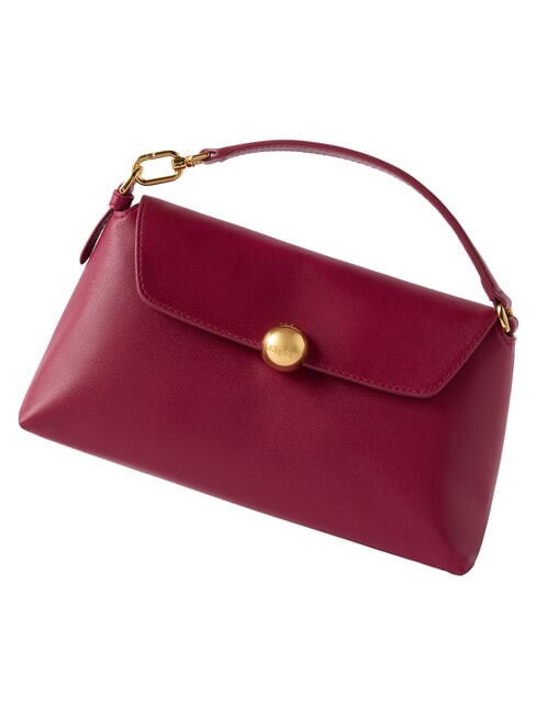 SFERA SOFT Sac &agrave; main en cuir, avec bandouli&egrave;re rhododendron - Sacs pour Femme