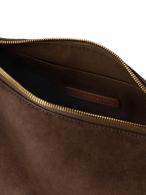 DEBBY Sac bandouli&egrave;re en cuir tons expresso - Sacs pour Femme