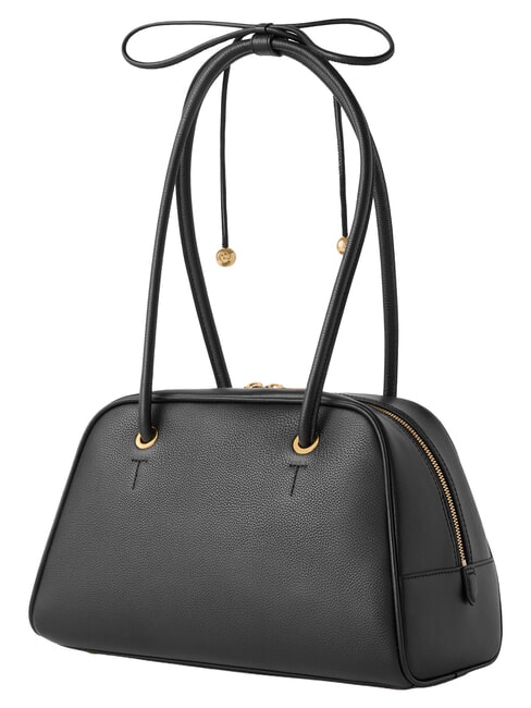 POPPY Sac bandouli&egrave;re en cuir Noir - Sacs pour Femme