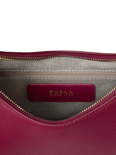 GOCCIA Sac bandouli&egrave;re en cuir martel&eacute; rhododendron - Sacs pour Femme