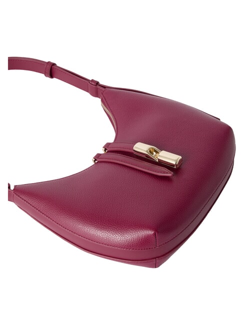 GOCCIA Sac bandouli&egrave;re en cuir martel&eacute; rhododendron - Sacs pour Femme