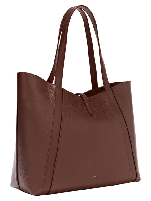 GOCCIA Sac &agrave; bandouli&egrave;re en cuir chocolat - Sacs pour Femme