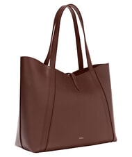 FURLA GOCCIA Sac &agrave; bandouli&egrave;re en cuir chocolat - Sacs pour Femme - 3