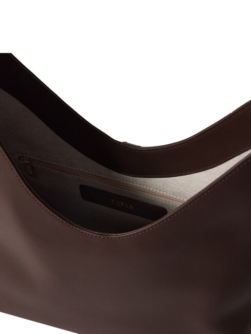 GOCCIA Sac bandouli&egrave;re en cuir chocolat - Sacs pour Femme