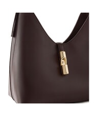 FURLA GOCCIA Sac bandouli&egrave;re en cuir chocolat - Sacs pour Femme - 5