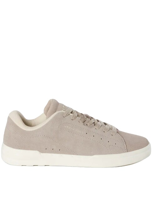 FENDER SUEDE Baskets en cuir beige - Chaussures Homme