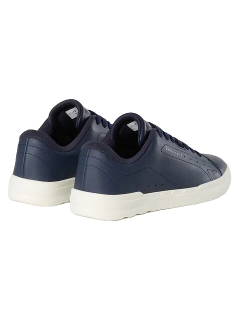 FENDER PLAIN Baskets en cuir marine - Chaussures Homme
