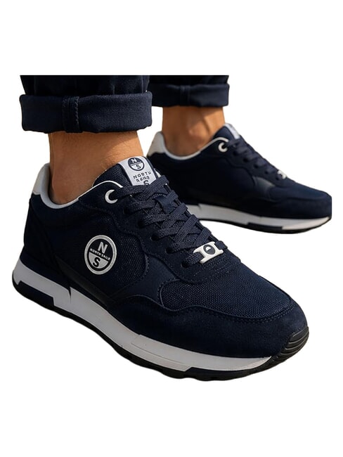 ROUTE Baskets marine-blanc - Chaussures Homme