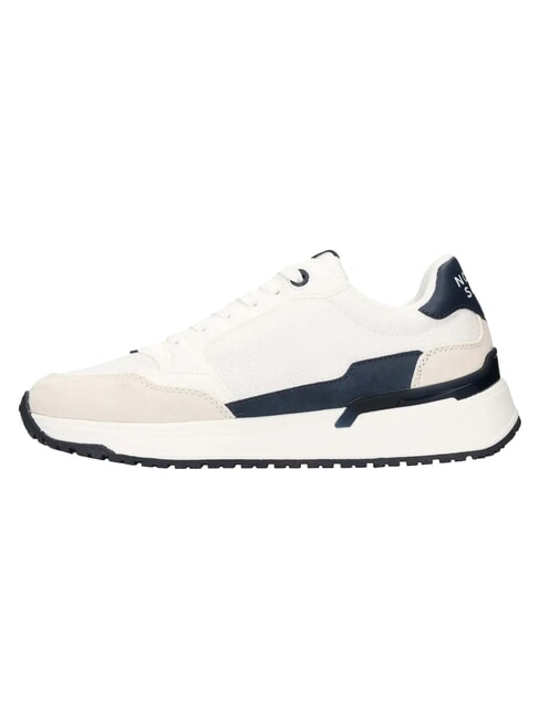 FEAT Baskets blanc-marine - Chaussures Homme