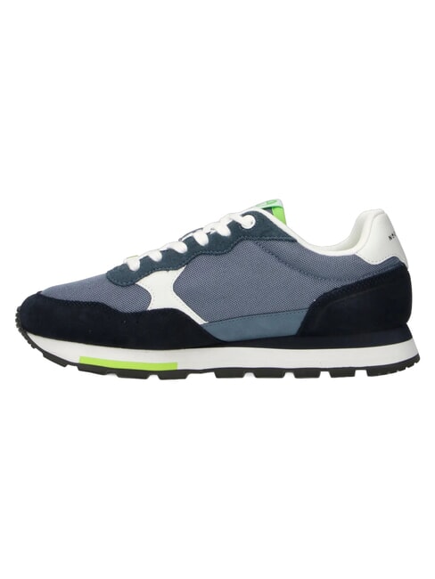 ROUTE Baskets bleu marine-vert citron - Chaussures Homme
