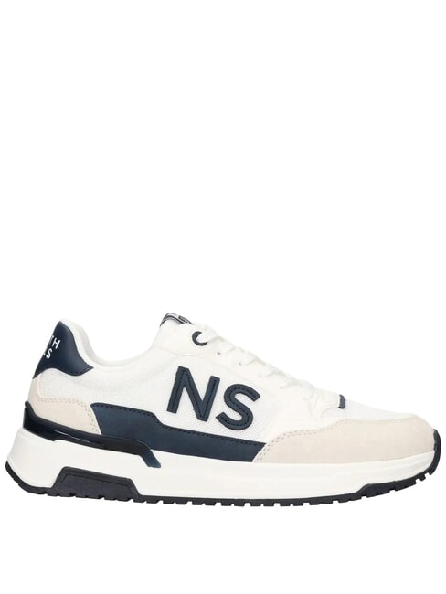 FEAT Baskets blanc-marine - Chaussures Homme