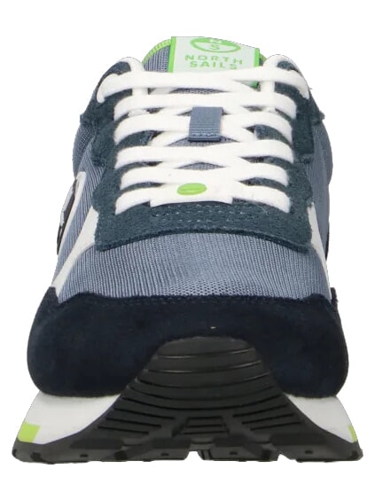 ROUTE Baskets bleu marine-vert citron - Chaussures Homme