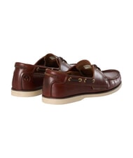 NORTH SAILS DECK LEATHER mocassins en cuir brun fonc&eacute; - Chaussures Homme - 4