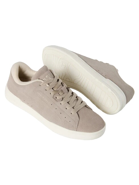 FENDER SUEDE Baskets en cuir beige - Chaussures Homme
