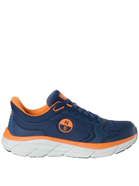 KEEL PRO CHROME Baskets eau en poudre denim orange fonc&eacute; - Chaussures Femme