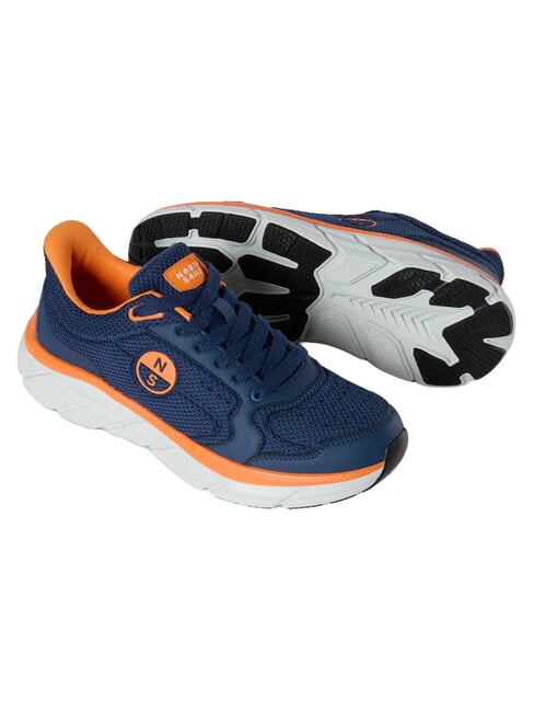 KEEL PRO CHROME Baskets eau en poudre denim orange fonc&eacute; - Chaussures Femme