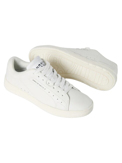 FENDER PLAIN Baskets en cuir blanc - Chaussures Homme
