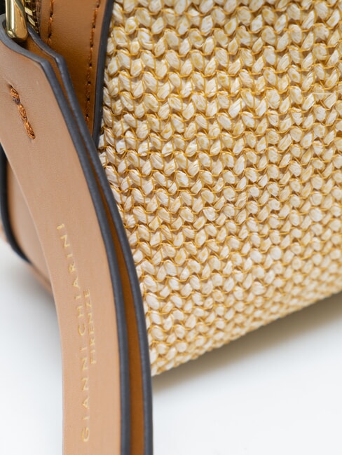 ALIFA Mini sac &agrave; main CUIR NATUREL - Sacs pour Femme
