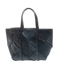 CALVIN KLEIN WOVEN Sac &agrave; main avec bandouli&egrave;re sur noir - Sacs pour Femme - 4