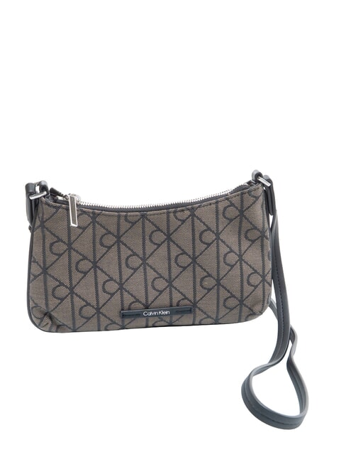 EMBLEM AOP Mini sac bandouli&egrave;re lotus beige / noir aop - Sacs pour Femme