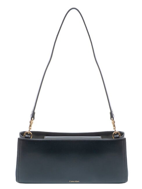 CK ELONGATED sac bandouli&egrave;re sur noir - Sacs pour Femme