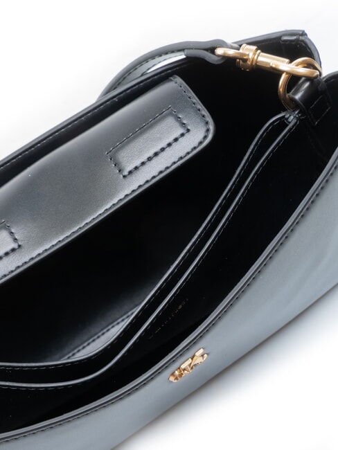CK ELONGATED sac bandouli&egrave;re sur noir - Sacs pour Femme